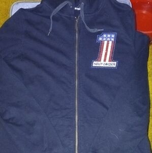 Women's zip up Harley-Davidson sweatshirt size XL